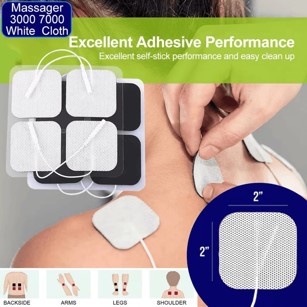 Electrode Pads EMS Replacement For Unit 7000 3000 Muscle Stimulator 5