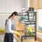 OvertheSink Dish Drying Rack With Utensil Sponge Holders Kitchen Storage Organizer 0