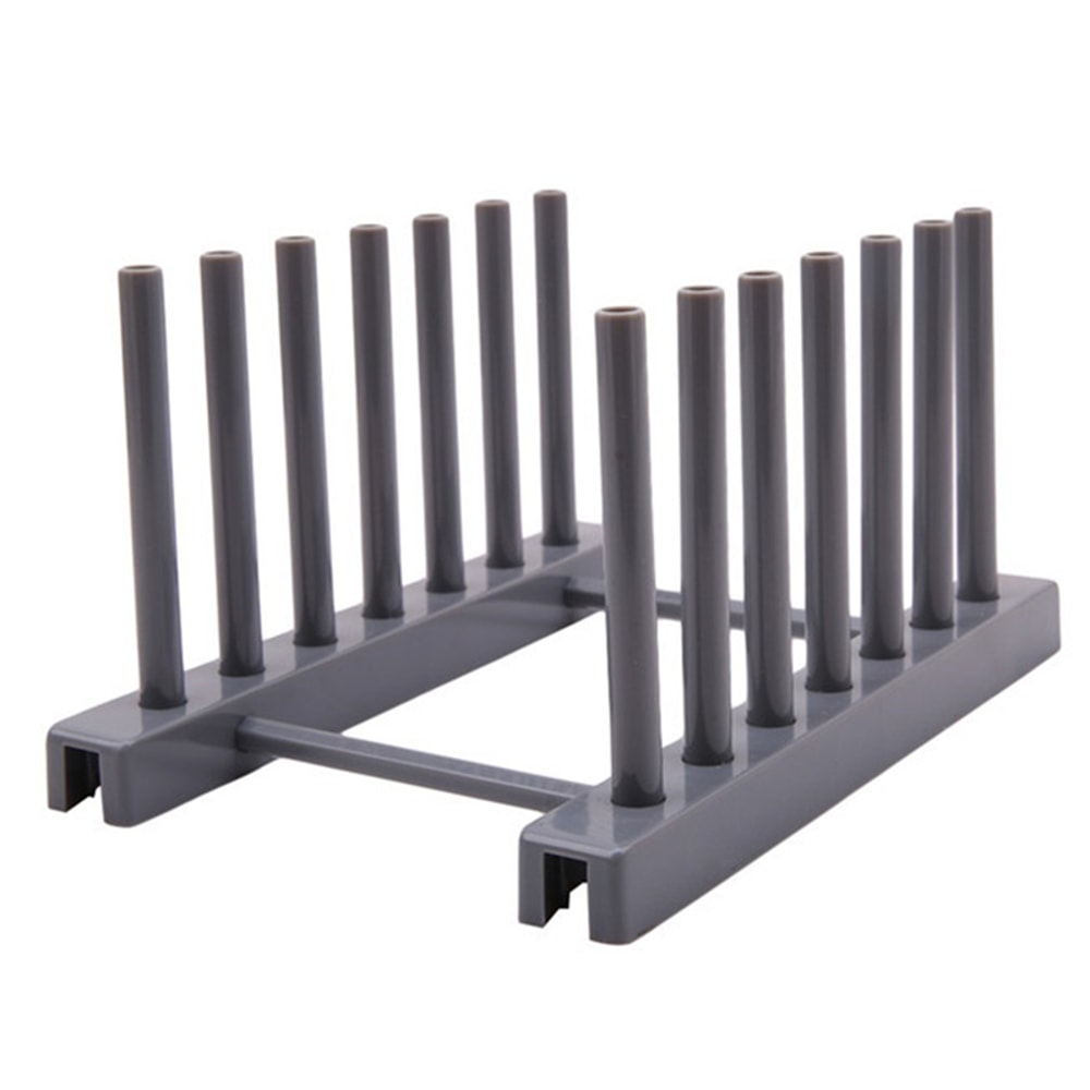 Small Dish Drying Rack for Sink – Acrylic Dish Drainer Tray with Cutlery Holder