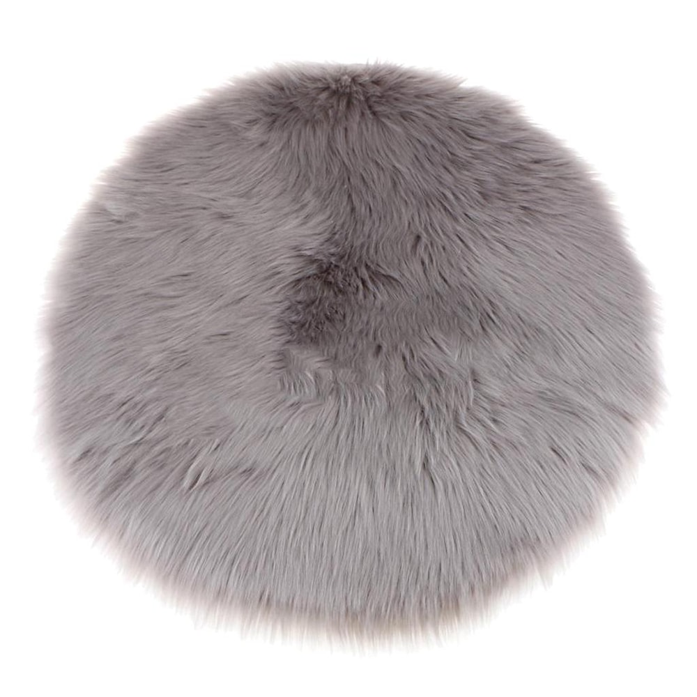 Luxurious Soft Sheepskin Faux Fur Rug - Washable Small Mat for Home Decor