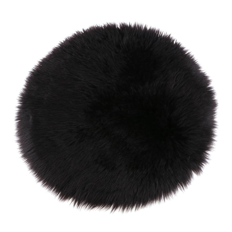 Luxurious Soft Sheepskin Faux Fur Rug - Washable Small Mat for Home Decor