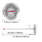 Stainless Steel Cooking Thermometer - Accurate Probe for Milk, Coffee, Food & Meat