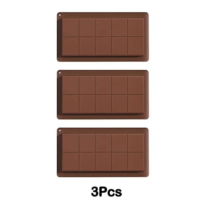Chocolate Bar Molds Silicone Mould For Protein Bars And Wax Melts Easy Release Durable Rectangle 7
