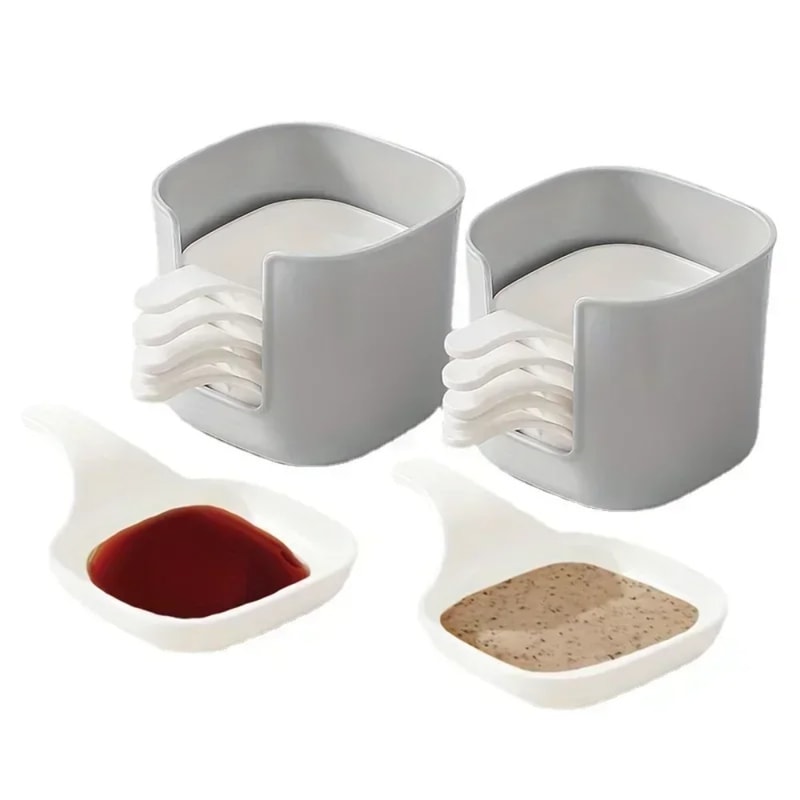 Piece Sauce Dish Set – Food-Grade Dipping Plates for Snacks, Sauces, and Seasonings