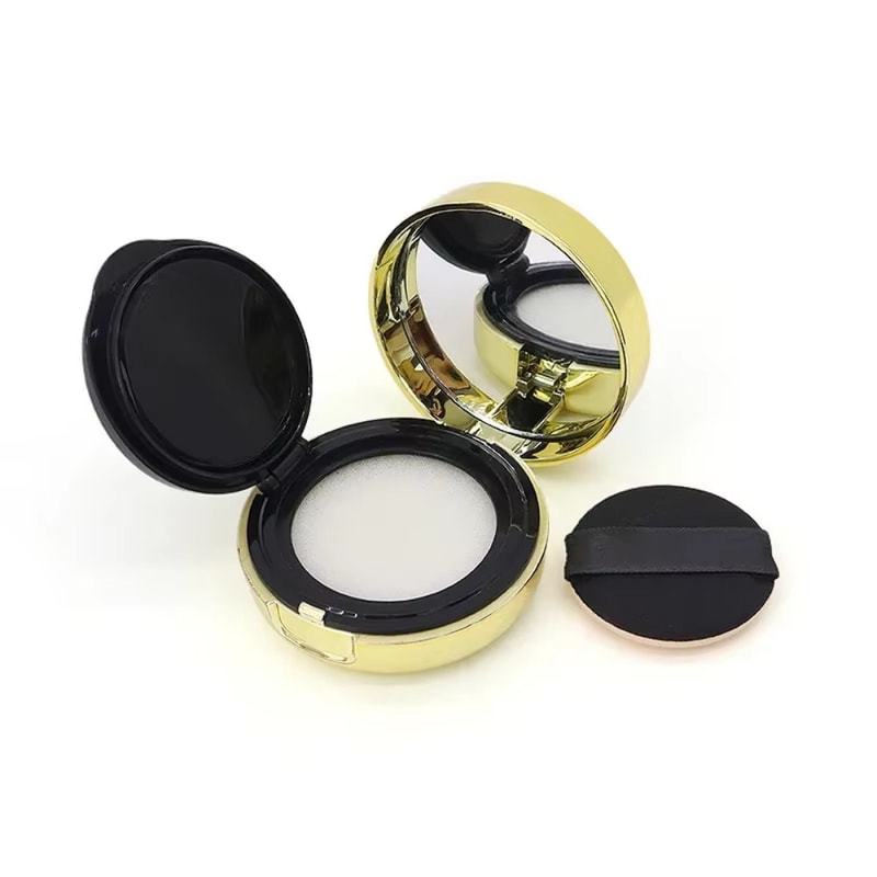 Air Cushion Foundation Mini Puff Box With Mirror And Sponge Portable Cosmetic Case For BB Cream 4