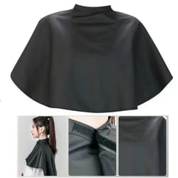 hair dye tools waterproof black hairdressing barber cape - salon cutting cloth