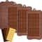 Silicone Chocolate Bar Molds for Fondant & Protein Bars – BPA Free, Non-Stick, Easy Release Mould for Handmade Gifts