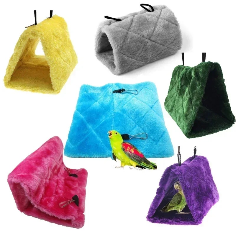 Pet Bird Parrot Hammock Tent – Cozy Bed for Birds, Parrot Cage Hanging Cave, Perfect for Sleeping and Nesting
