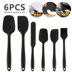 silicone spatula set – food grade non-stick, heat resistant turner for cooking, baking, and mixing