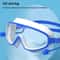 Professional Swimming Goggles With Silicone Frame And Earplugs HD AntiFog Eyewear For Men And Wome 4