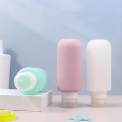 refillable silicone travel bottle – portable lotion, shampoo, shower gel container for easy travel