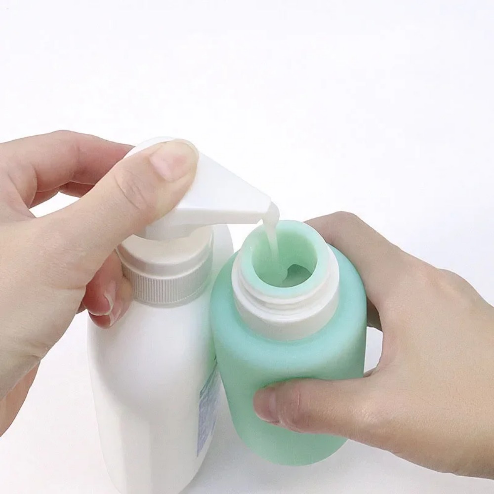 Refillable Silicone Travel Bottle Portable Lotion Shampoo Shower Gel Container For Easy Travel 1