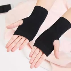 cosplay fingerless gloves for men and women | warm anime oversleeve arm warmer