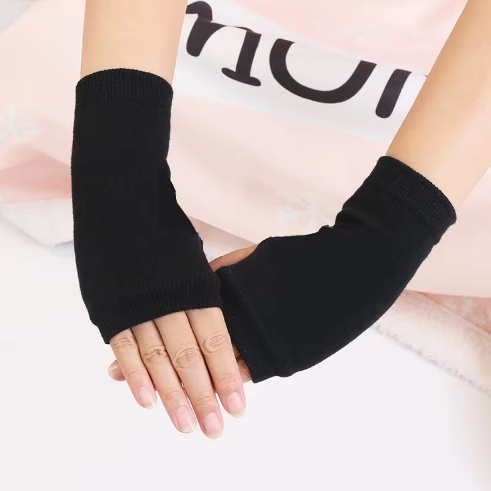 Cosplay Fingerless Gloves for Men and Women | Warm Anime Oversleeve Arm Warmer