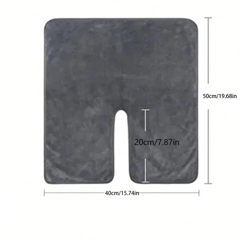 Professional U-Shape Facial Towel Microfiber Spa Face Wrap – Hypoallergenic Skincare Massage Tool for Estheticians