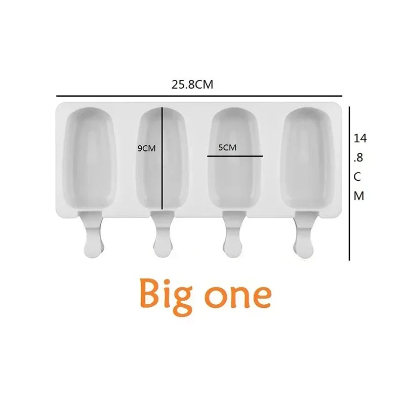 Hole Silicone Popsicle Molds For DIY Homemade Desserts FreezerFriendly Ice Cream Maker With Sticks 7