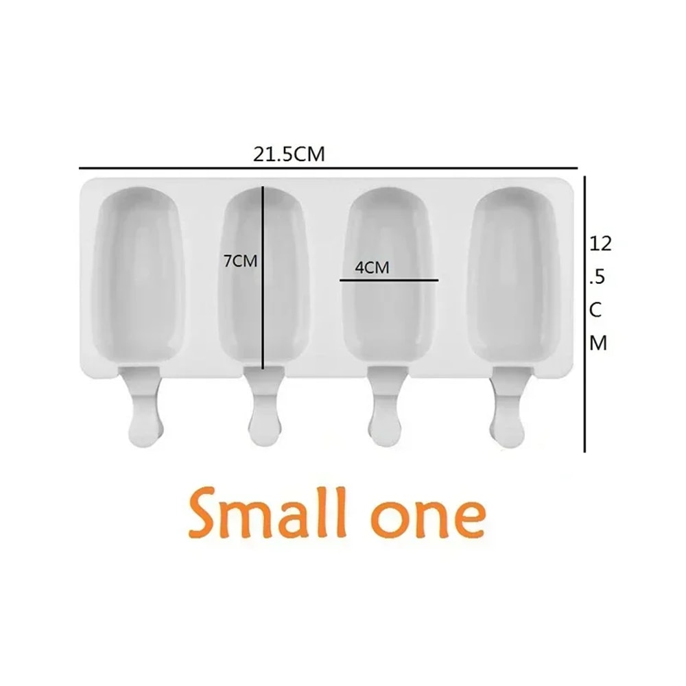 Hole Silicone Popsicle Molds For DIY Homemade Desserts FreezerFriendly Ice Cream Maker With Sticks 6