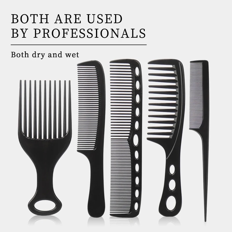Hair Cutting Comb Set - Professional Hairdressing Tools for Salon-Quality Haircuts