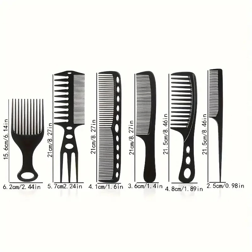 Hair Cutting Comb Set - Professional Hairdressing Tools for Salon-Quality Haircuts