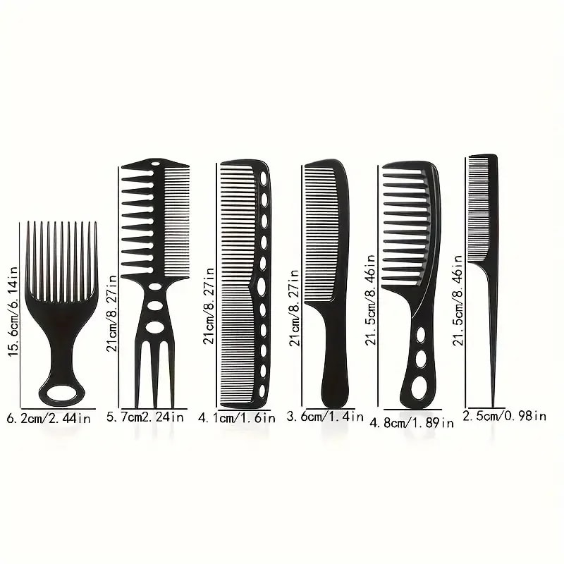 Hair Cutting Comb Set - Professional Hairdressing Tools for Salon-Quality Haircuts