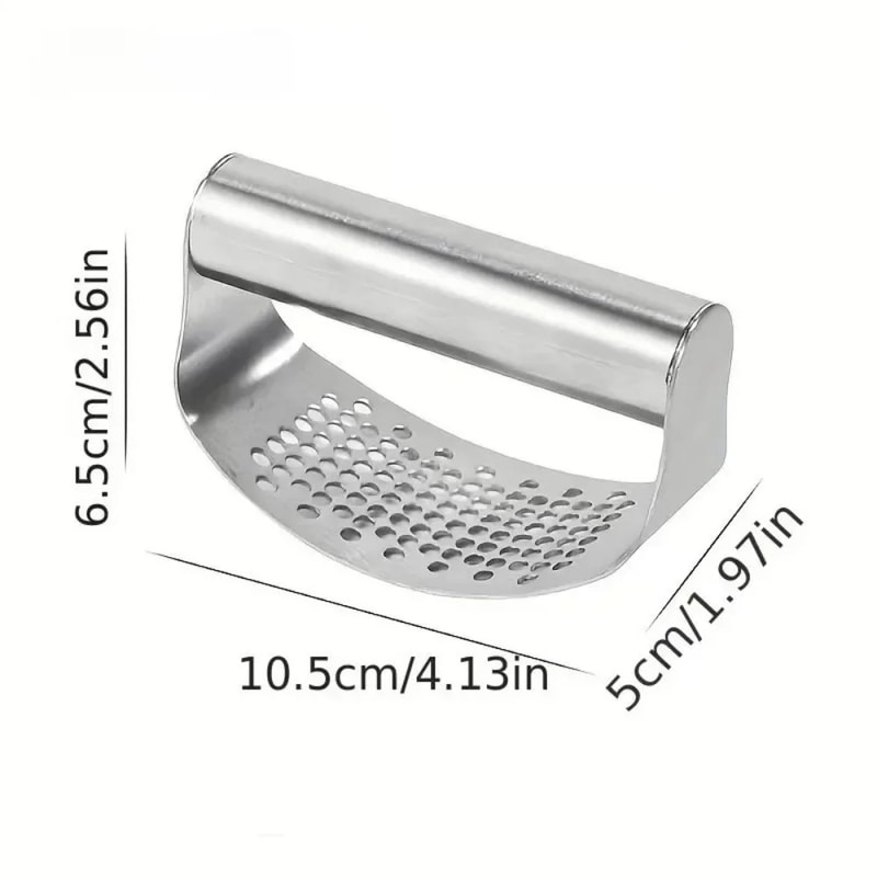 Manual Stainless Steel Garlic Mincer Effortless Garlic Press For Kitchen Use 5
