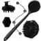 Silicone Bath Brush Set – Long Handle, Exfoliating Massage Brushes for Body, Back, and Face