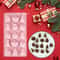 Christmas Silicone Mold Cake Chocolate Candy Maker – Snowflake, Tree, Santa & Snowman Shapes for DIY Baking