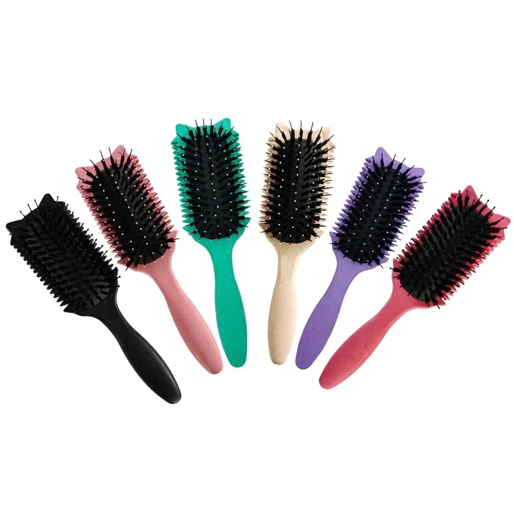 Boar Bristle Curl Defining Brush For Detangling Shaping Styling Curly Hair Professional Salon Com 3
