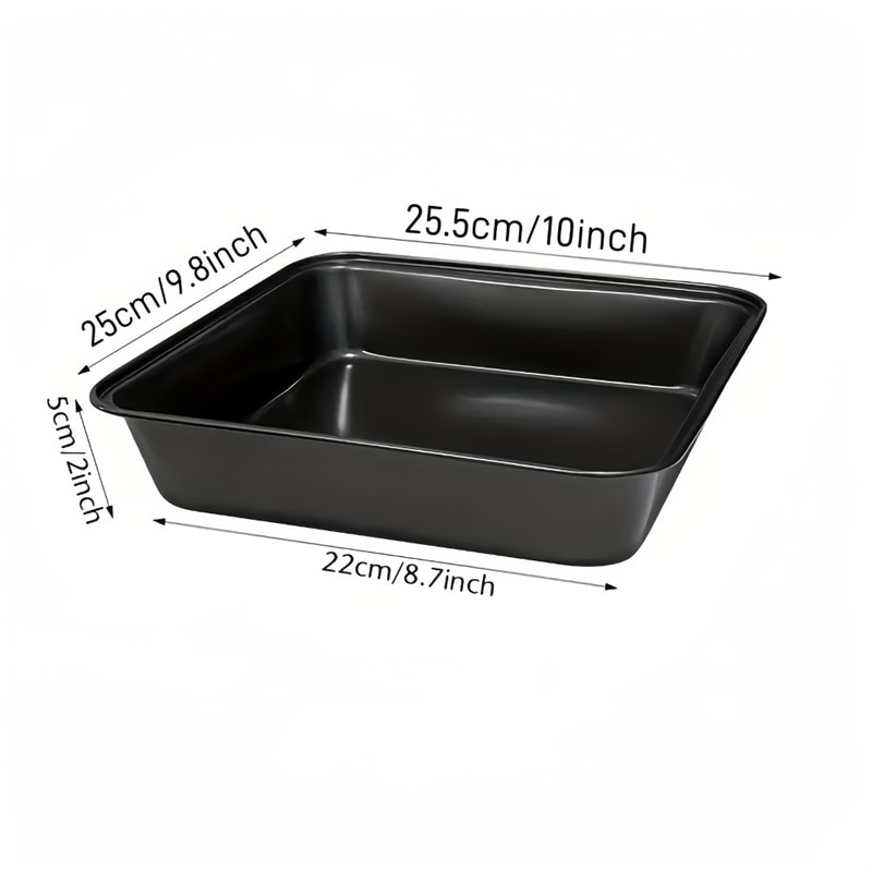 Nonstick Carbon Steel Roasting Pan Rustproof Baking Tray For Bread Cake 7