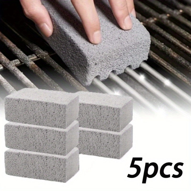 BBQ Cleaning Brick Set Pumice Stone Grill Plate Cleaner For Grease And Grime 1