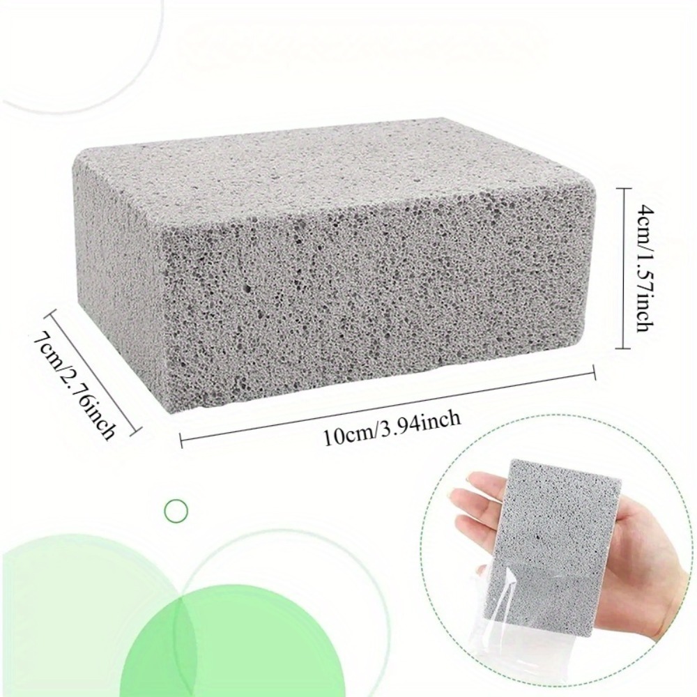 BBQ Cleaning Brick Set Pumice Stone Grill Plate Cleaner For Grease And Grime 5