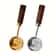 Wooden Coffee Scoop With Stainless Steel Long Handle Perfect Measuring Spoon For Coffee Kitchen C 7