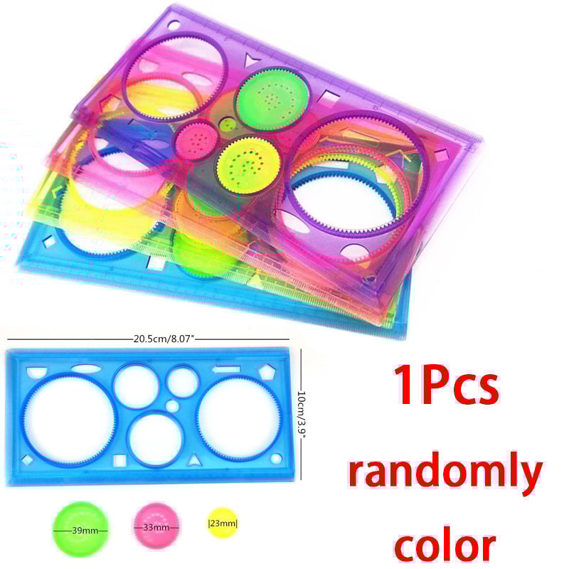 Geometry Spirograph Drawing Stencil Set Creative Art Craft Template For Kids And Adults Perfect Ed 6