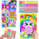 Children Dot Coloring Book DIY Color Dot Cartoon Animal Drawing Mosaic Puzzle Stickers Creative E 0