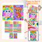 Children Dot Coloring Book DIY Color Dot Cartoon Animal Drawing Mosaic Puzzle Stickers Creative E 4