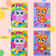Children Dot Coloring Book DIY Color Dot Cartoon Animal Drawing Mosaic Puzzle Stickers Creative E 5