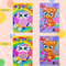 Children Dot Coloring Book DIY Color Dot Cartoon Animal Drawing Mosaic Puzzle Stickers Creative E 5