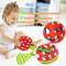 Wooden Lacing Toy For Toddlers Educational Fruit Threading Puzzle Set Fine Motor Skill Development 3
