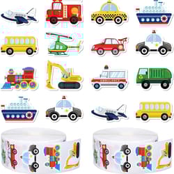 easykart construction truck stickers for kids, teens & vehicles – fun roll for cars, homes & more