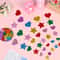 Pieces Colorful Glitter Foam Stickers - Self-Adhesive Stars & Mini Heart Shapes, Perfect for Kids' Arts and Crafts