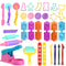 Play Dough Accessories Set For Kids Molds Cutters Rolling Pins Clay Tools 0