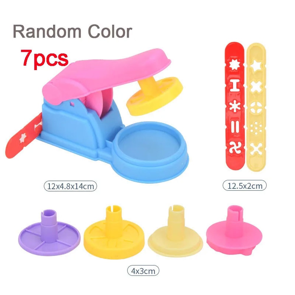 Play Dough Accessories Set For Kids Molds Cutters Rolling Pins Clay Tools 8