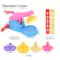 Play Dough Accessories Set For Kids Molds Cutters Rolling Pins Clay Tools 8