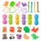 Play Dough Molds Kit For Kids Lion Monkey Dinosaur Plasticine Moulds For Creative DIY Clay Play 0