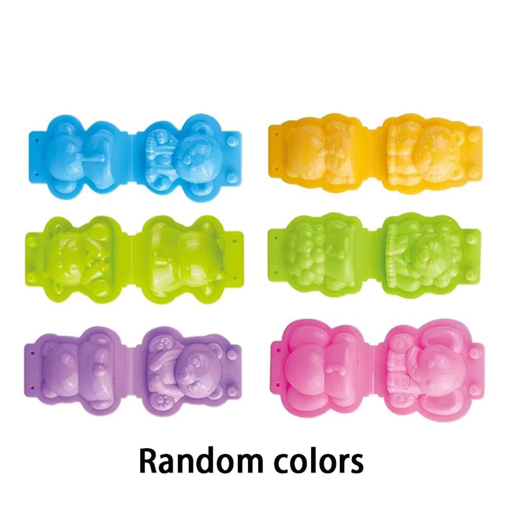 Play Dough Molds Kit For Kids Lion Monkey Dinosaur Plasticine Moulds For Creative DIY Clay Play 6