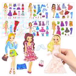 diy fairy princess dress-up sticker set for creative kids | perfect birthday & party favor