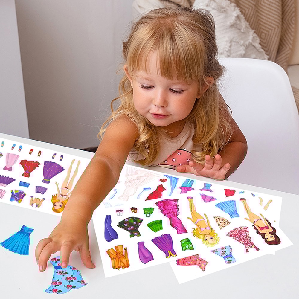 DIY Fairy Princess Dress-Up Sticker Set for Creative Kids | Perfect Birthday & Party Favor