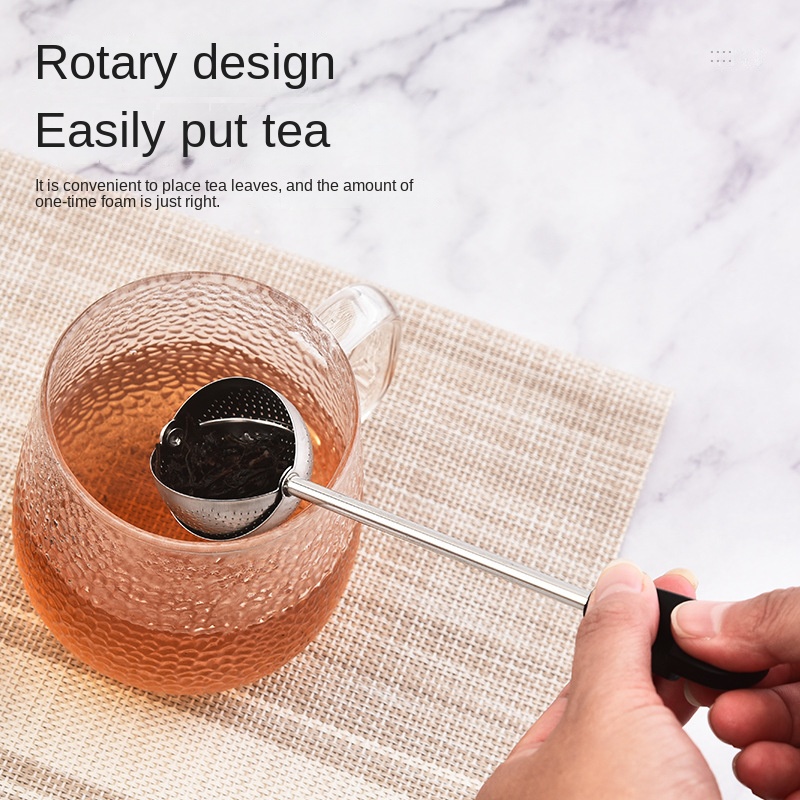 Stainless Steel Tea Infuser, Creative Rotating Spherical Tea Filter – Elegant Tea Set Accessory
