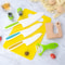 Plastic Knife Set for Kids - Safe Fruit & Vegetable Cutting Toy Knife Set