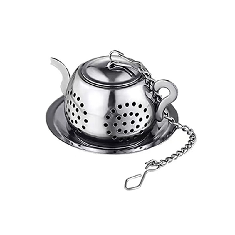 Creative Owl Shaped Stainless Steel Tea Filter with Chain – Bird and Duck Tea Strainer for Small Teapot